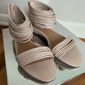Nude Kelsi Dagger Leather Gladiator Sandals; Never been worn, size 7.5